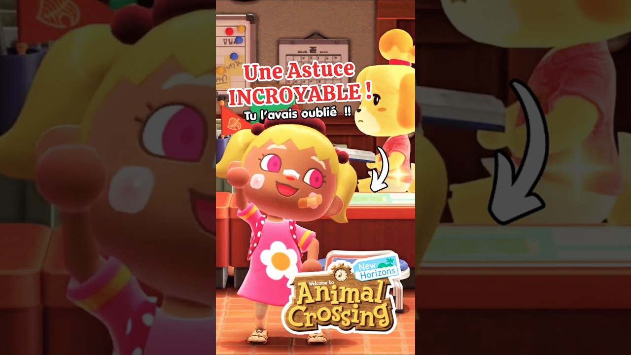 UNE ASTUCE IMPORTANTE ! #animalcrossingnewhorizons #shortsfeed #animalcrossing #acnh