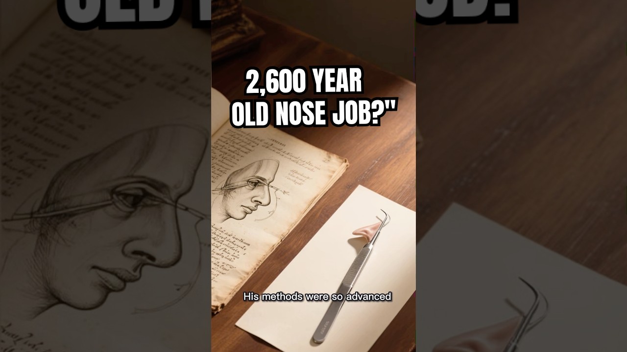 How Ancient India Mastered Plastic Surgery in 600 BC! 🤯 #ancientindia