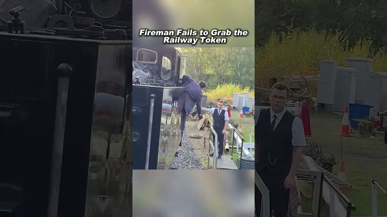 Missed! Fireman Fails to Catch the Token