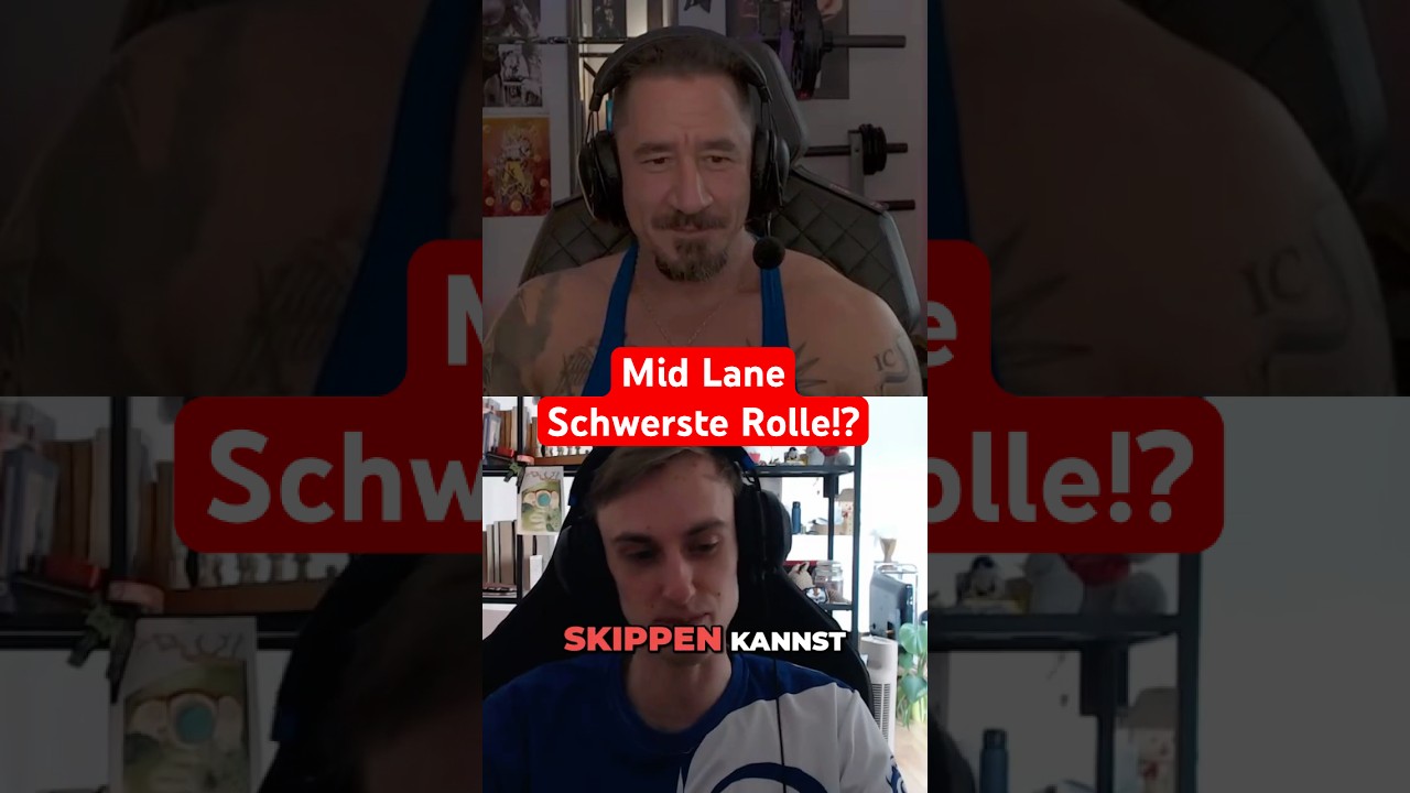 League of Legends: Mid Lane ist die SCHWERSTE Rolle! #shorts