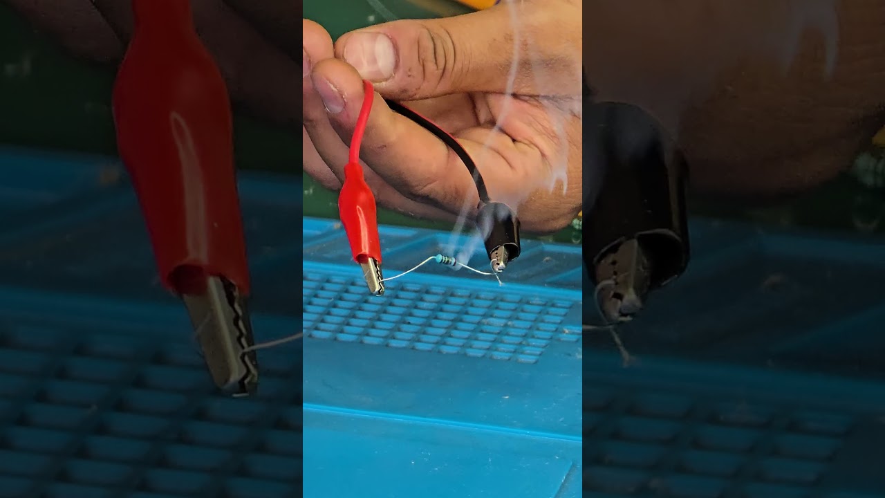 Energizamos mal 😱 muchos componentes … y esto pasó 🔥