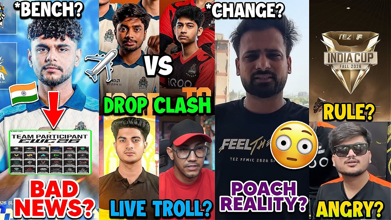 TG vs S8UL Esports Drop Clash in EWC?🥶 Fozyajay Reply on Poaching Allegations 🚨 Bad News and Rules?😳