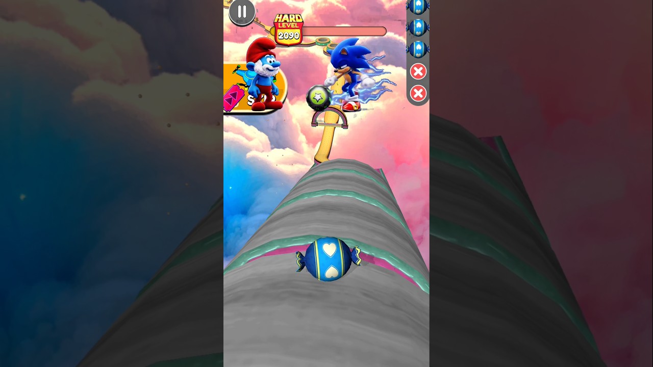 Going Balls, SpeedRun, Going Balls Portal Run Gameplay level 2090 #shots #goingballs