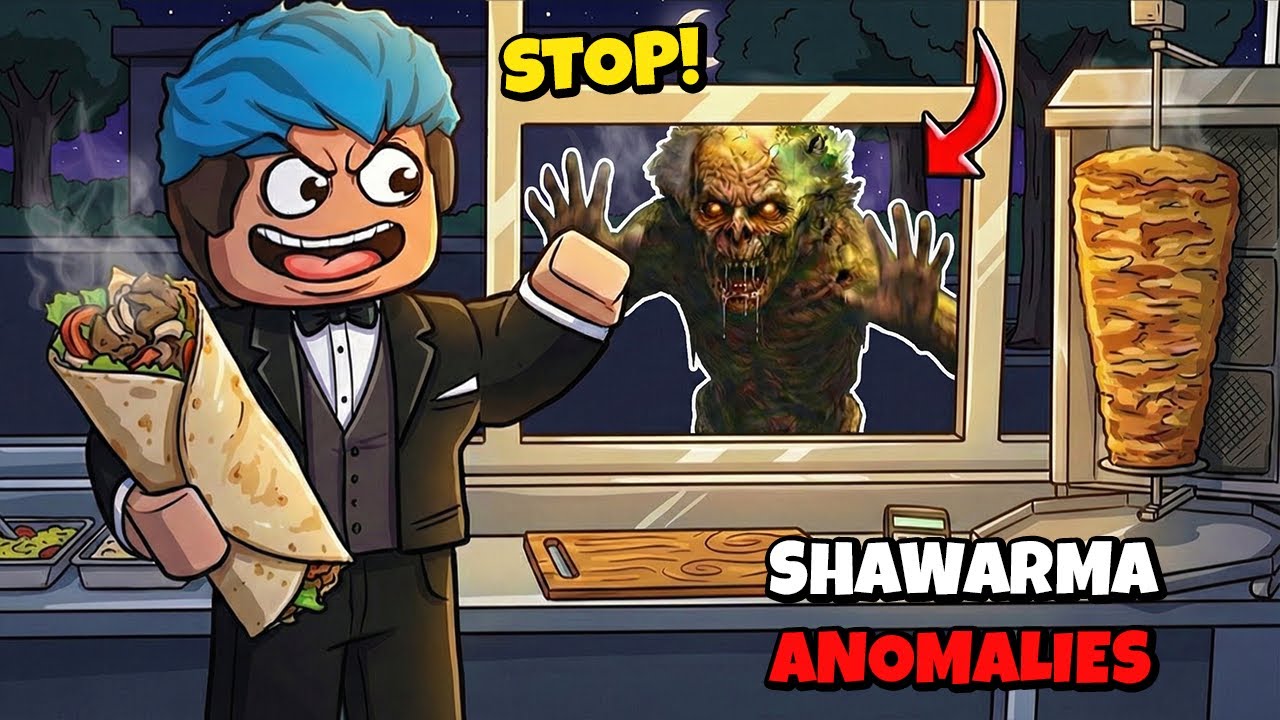 KUMAIN SILA NG LUTO KONG SHAWARMA | Roblox | Shawarma Kiosk Anomalies