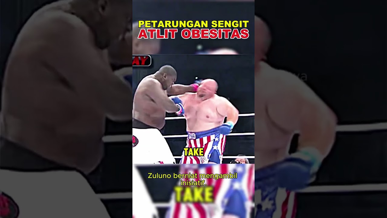 PERTARUNG SENGIT ATLIT OBESITAS BERTUBUH BESAR!!  #ufc #mma #boxing #sports #sport