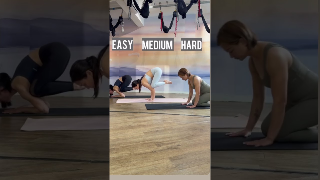 Easy, Medium, Hard exercise 💪 #exercise #yogalife  #weightloss #yoga #youtubeshorts #viralvideo