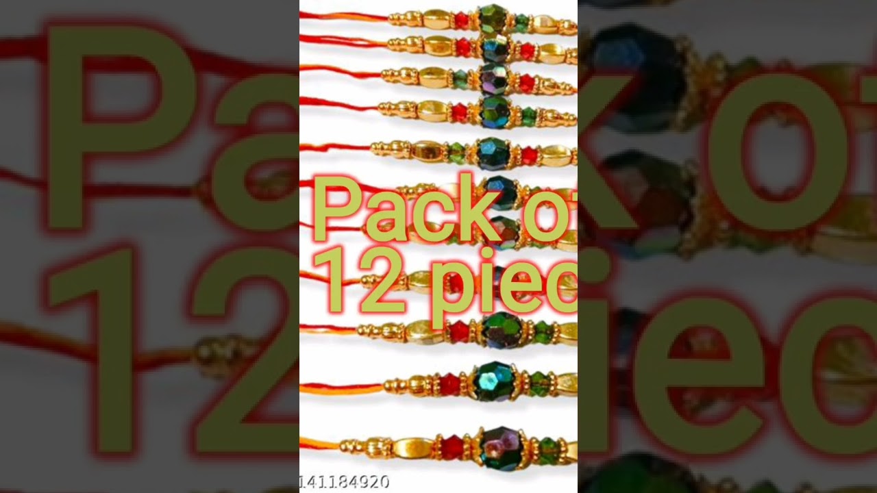 Special rakhis - set of 12 pieces