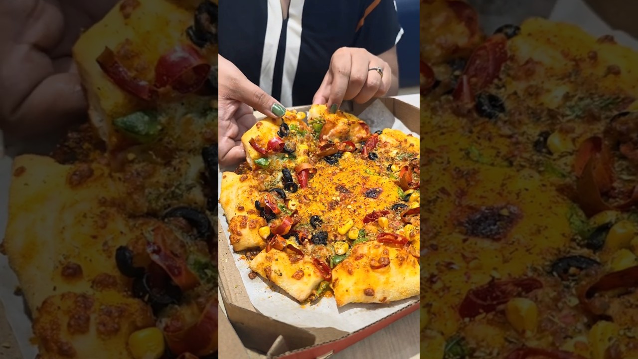 Domino's Cheese Lava Pull APart Pizza | Honest food review #food #delhifood #dominos #dominospizza