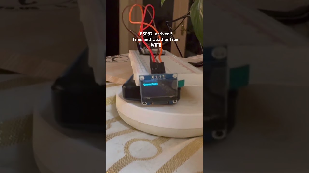 Esp32 weather and time station!!!!