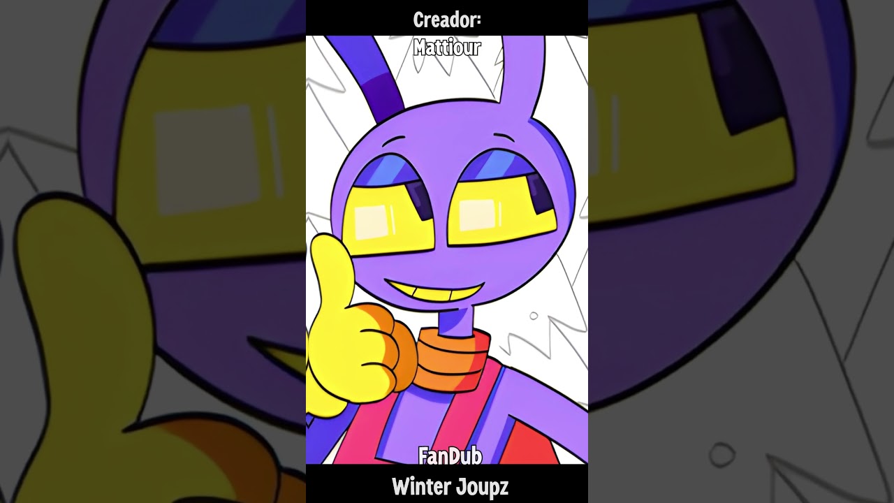 JAX DISFRAZA A GANGLE | FANDUB ESPAÑOL LATINO #shorts #theamazingdigitalcircus #fandub