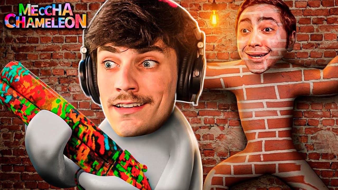 MEUS AMIGOS ESTÃO CAMUFLADOS | Meccha Chameleon
