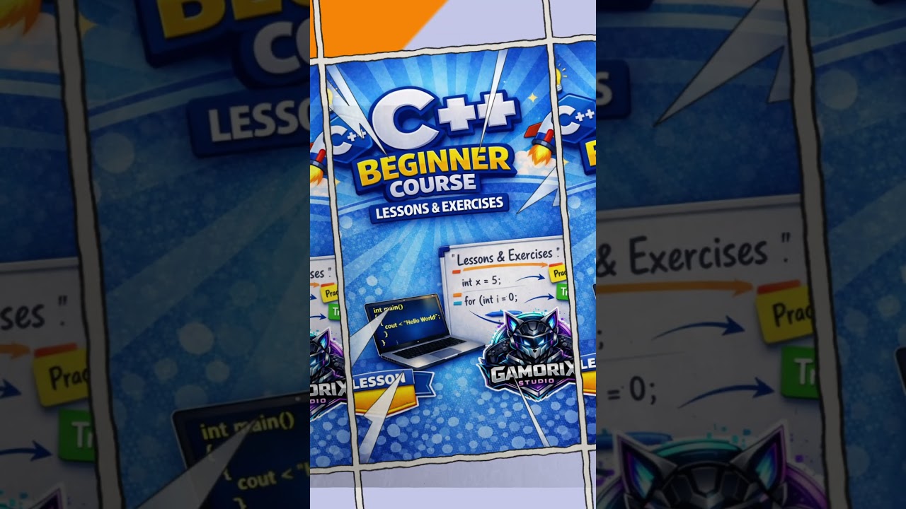 c++ programming beginner course #shorts #cpp #beginners #tutorial #course #learncpp #programming