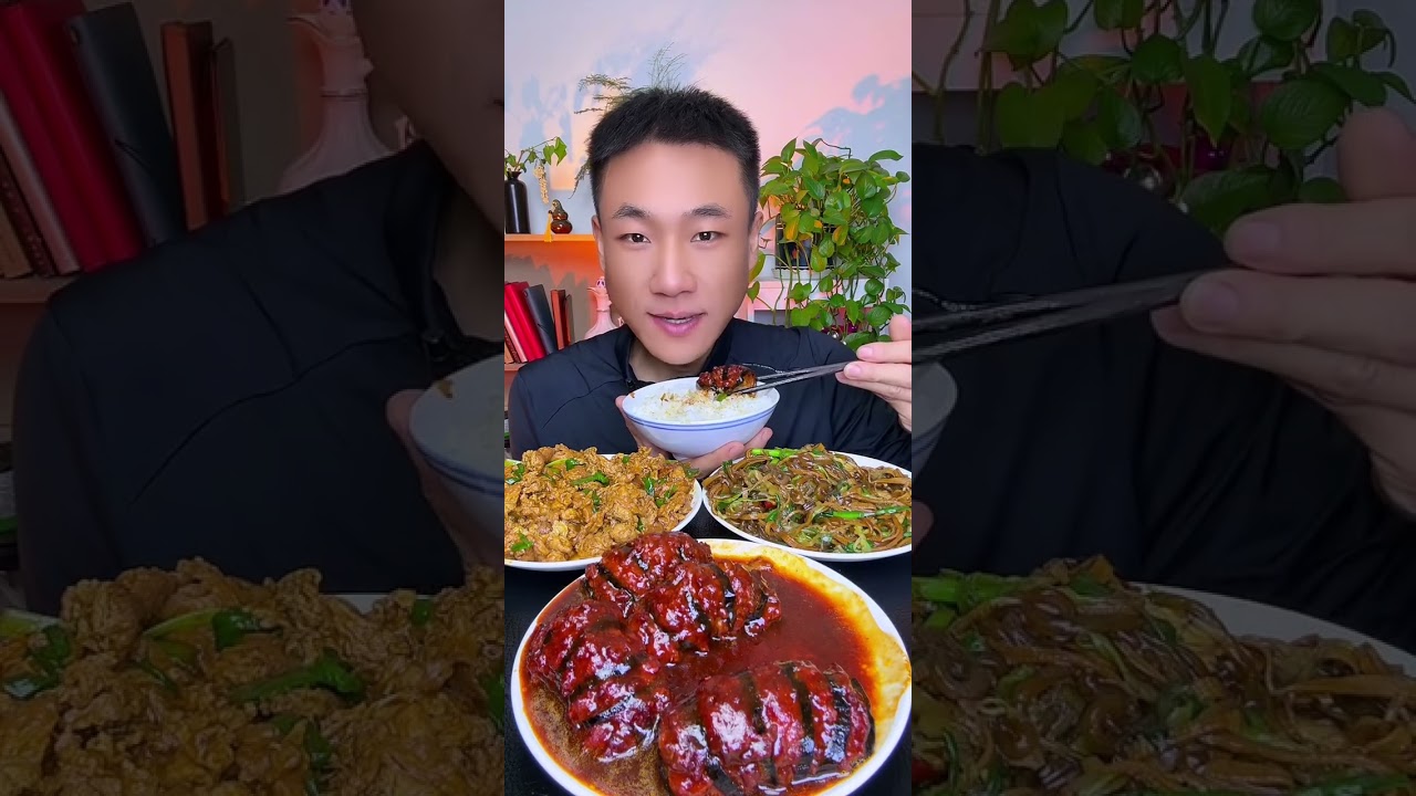 칠면조국수 음성제어로 후라이드치킨과 칠면조국수 먹기 mukbang #mukbang