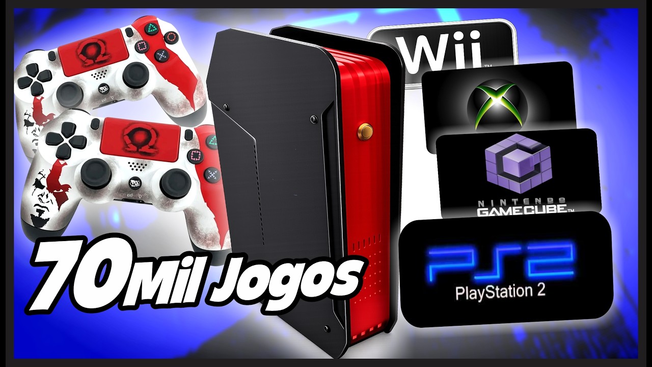 Comprei o MINI PC Plug and Play que Roda PS2, NINTENDO Wii, XBOX, GAME CUBE e MUITO MAIS !