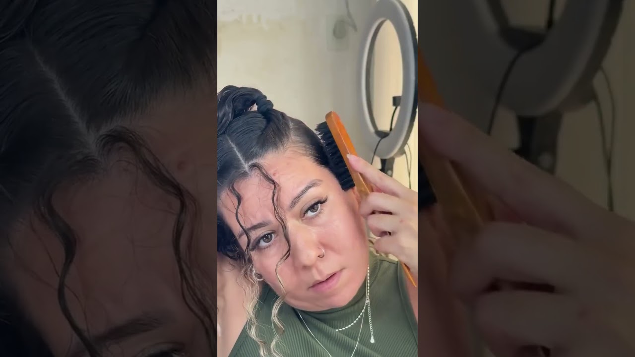 Penteado super fácil! #cabelocacheado #viralvideo #cachos #penteados #curlyhair