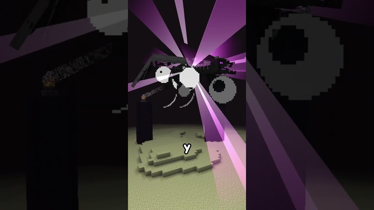El cristal del end vs el ender dragón en Minecraft