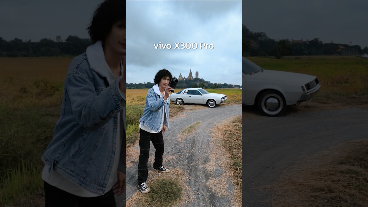 This Is the Power of a Telephoto Lens.ของดีเมืองกาญจนบุรี 🙏🚗Galant Λ 2000 Super Touring.#VivoX300Pro
