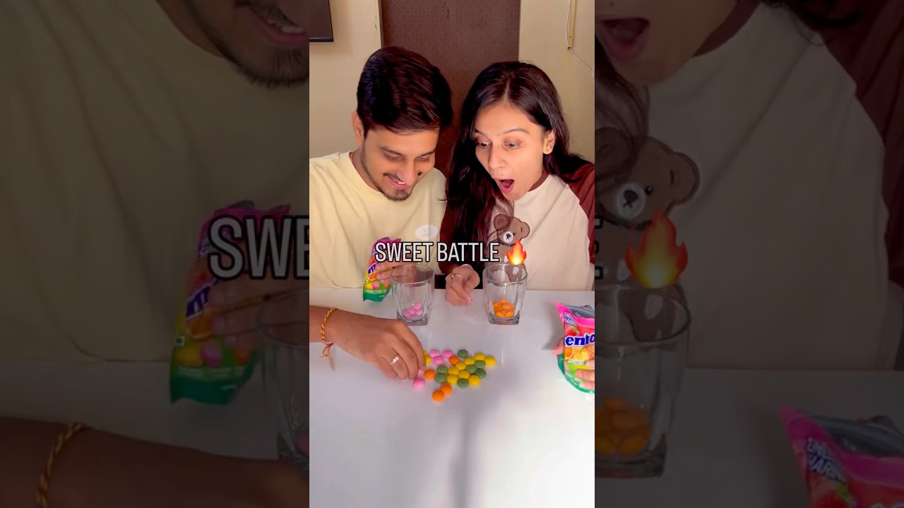 MOST CANDY WINS 😱🍬 Sweet Challenge Turns INTENSE! #explorepage #funny #couplegames