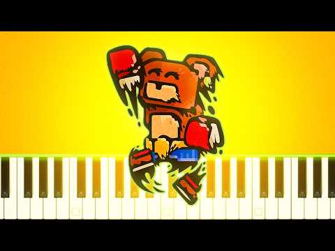 🎵 ALL SUPER BEAR ADVENTURE ARCADE FIGHTERS SONGS ON PIANO!