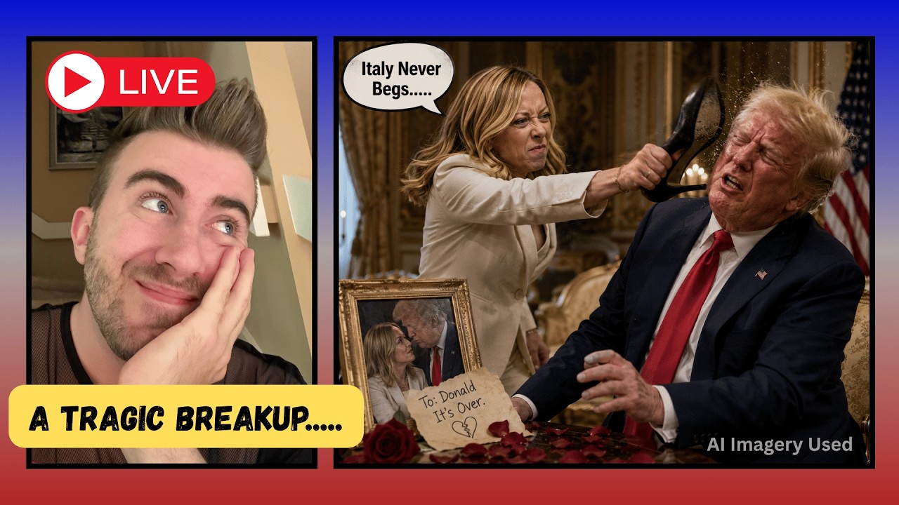 WOMAN TROUBLES for Trump yet ONCE AGAIN..... Meloni vs Trump | News + Commentary