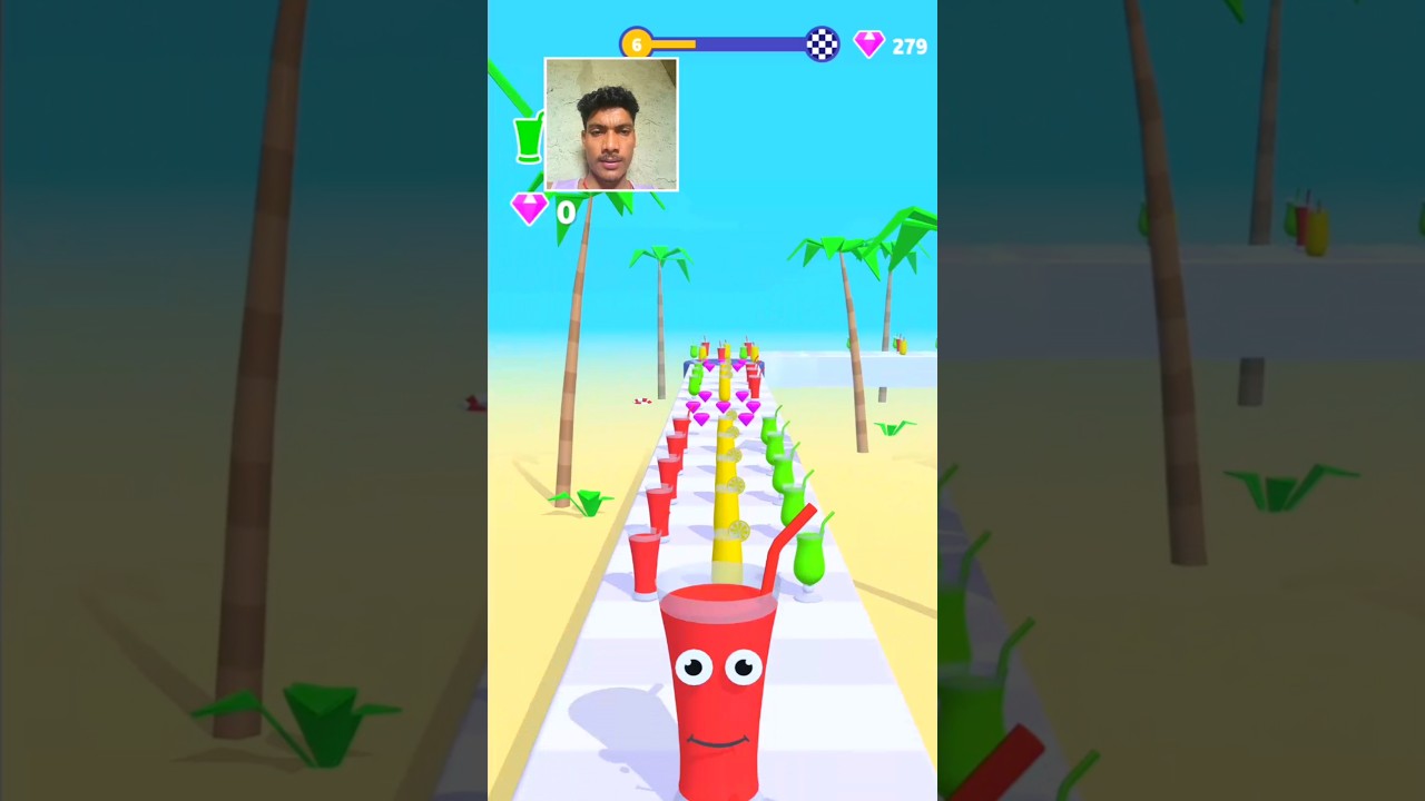 Juice Run Level 6 – Giant Juice Challenge! #shorts