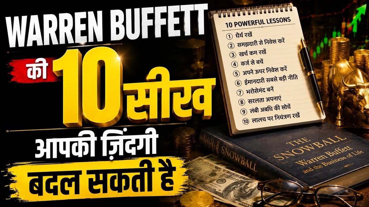 वॉरेन बफेट की 10 सीख जो आपकी जिंदगी बदल सकती है | Money & Success Lessons 2026
