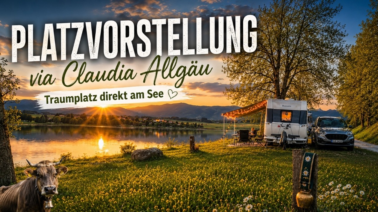 Unser neuer Lieblingsplatz im Allgäu / Camping Platzvorstellung via Claudia platzcheck 5⭐
