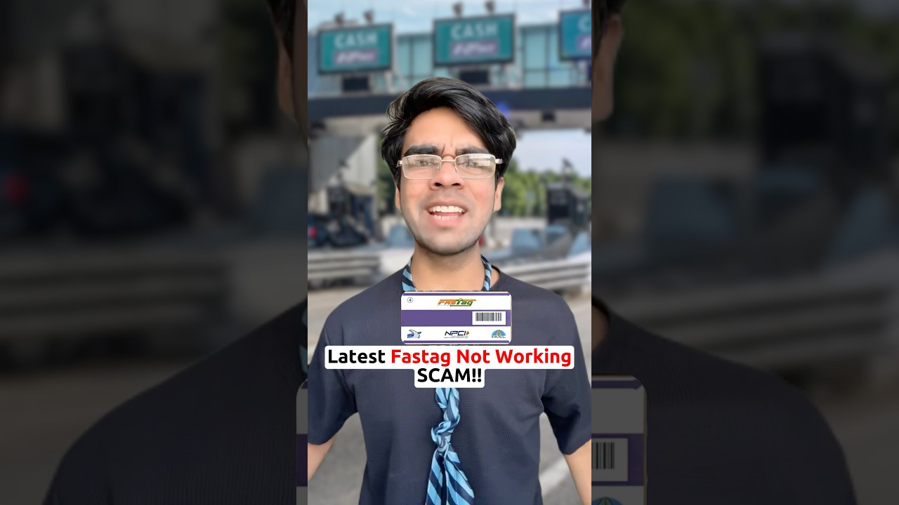 FASTAG Not Working Scam!! #finance #shorts