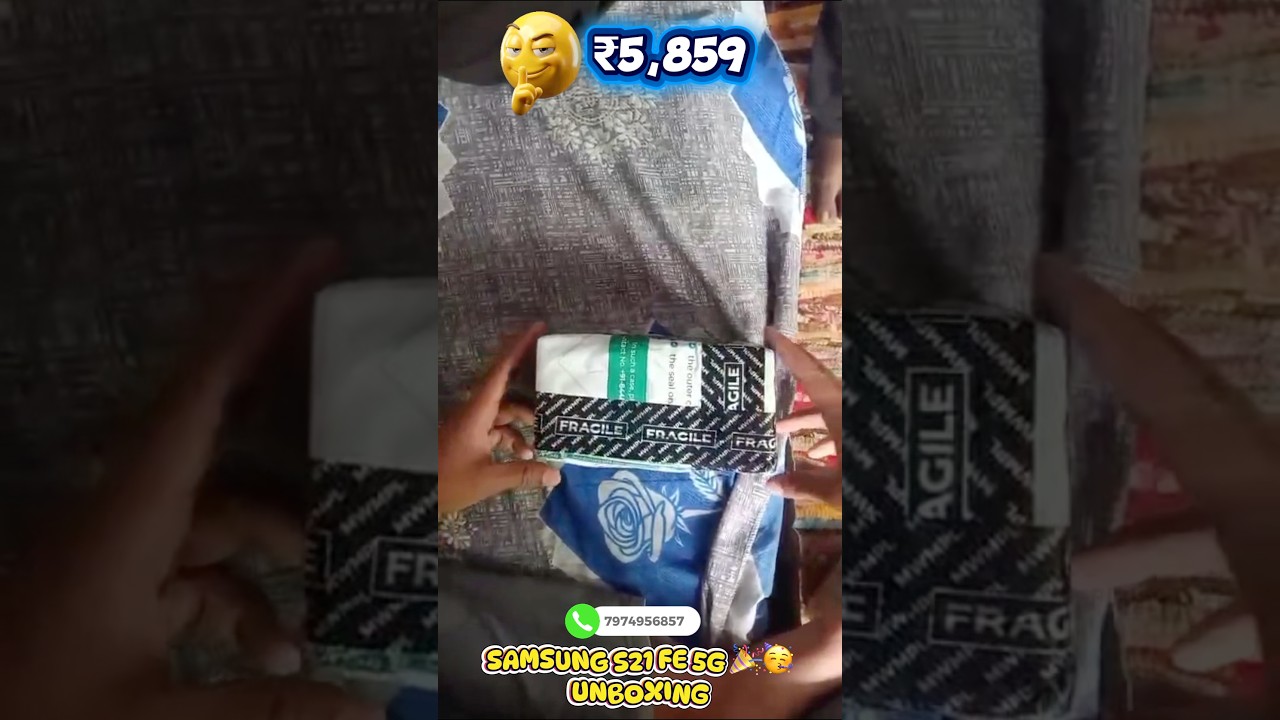 Samsung Galaxy S21 Fe 5G Unboxing 🎉🥳 #cashifysupersale #shorts