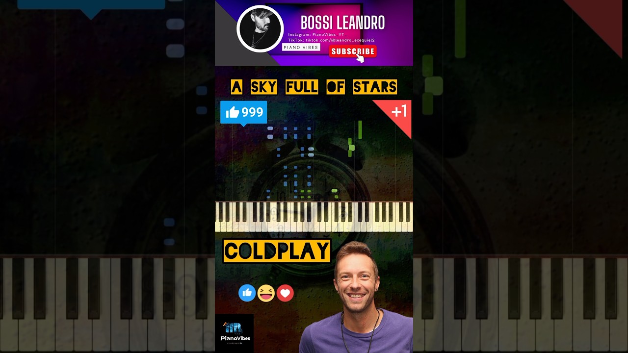 Coldplay - A Sky Full of Stars #piano #pianotutorial #pianocover #viral #shorts #coldplay #fypシ 🎹✅