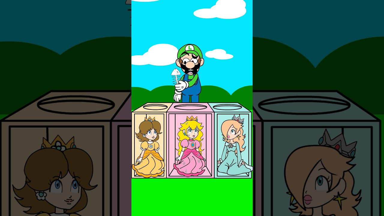 Princess are hungry #luigi #mario #peach #rosalina