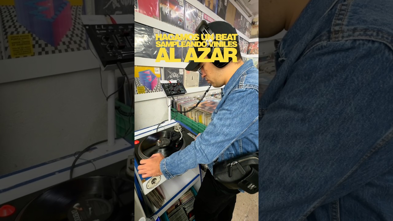 Hagamos un beat sampleando viniles al azar #beat #beatmaking #sampling #vinyl #sp404
