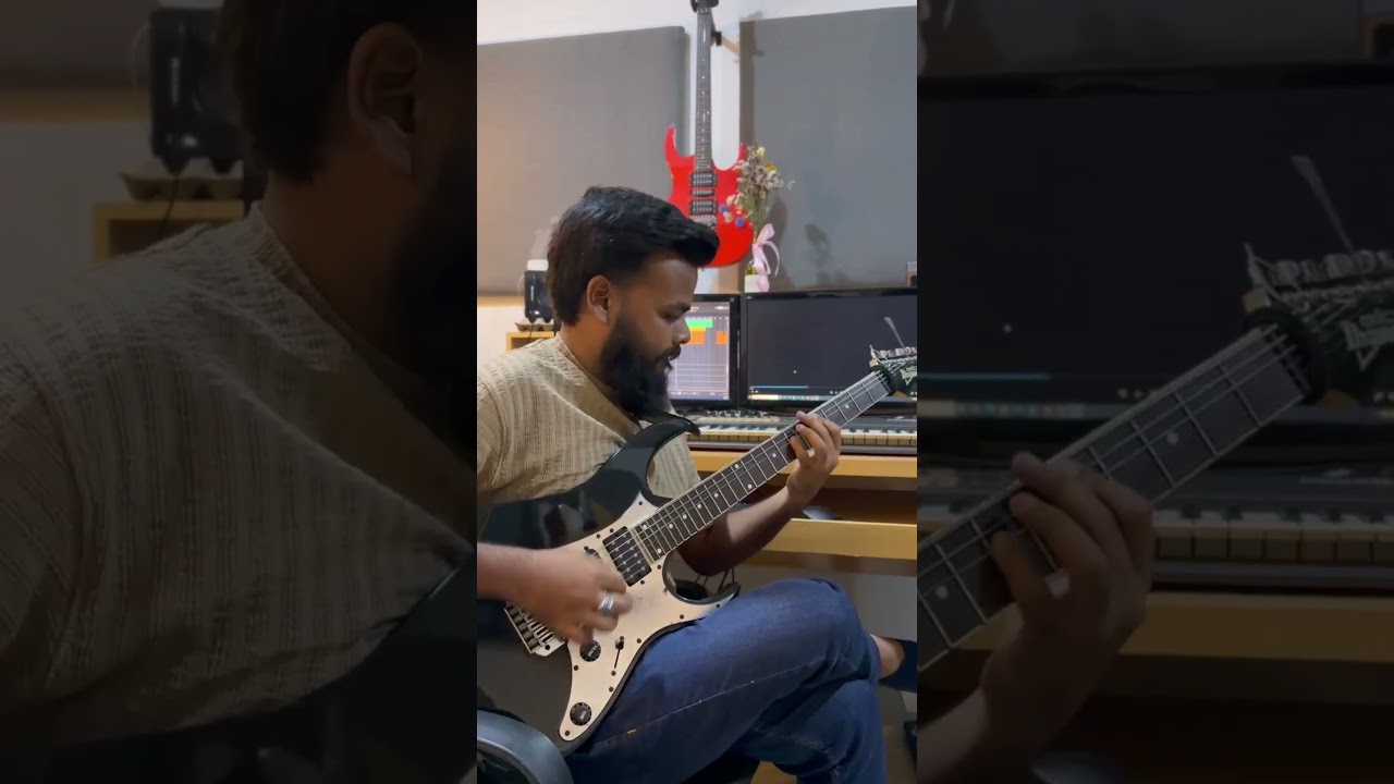 MF ghabru electric guitar cover #foryou #karanaujla #newriff #guitarists #shorts #ytshorts