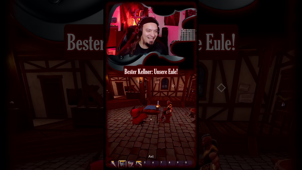 Bester Kellner: Unsere Eule! #AleAndTaleTavern #gaming #Sephiroth #SephirothLP