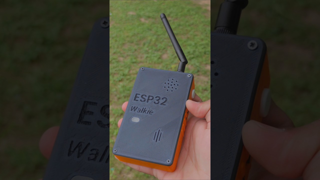 ESP32 walkie talkie #esp32 #arduino #iot #robotics #electronics #3dprinting #raspberrypi #diy #radio