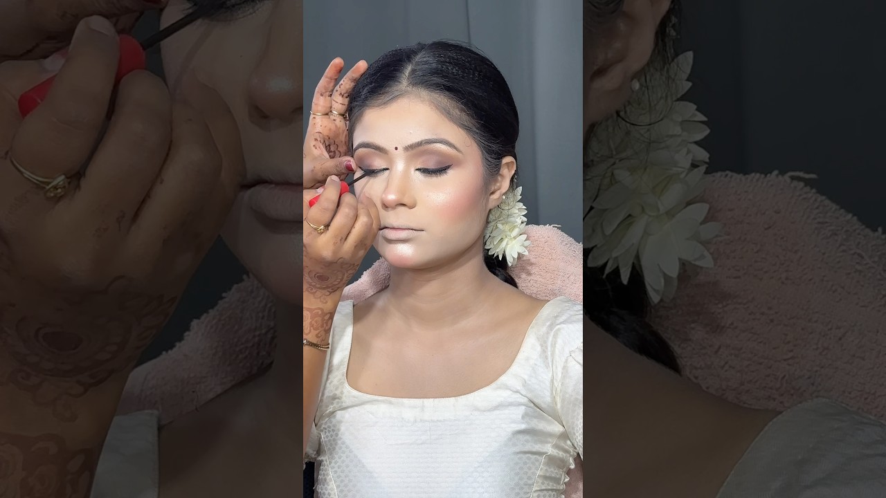 South Indain Bridal Makeup Look💄| khushimakeover | delhibased | #youtubeshorts #viral #khushi