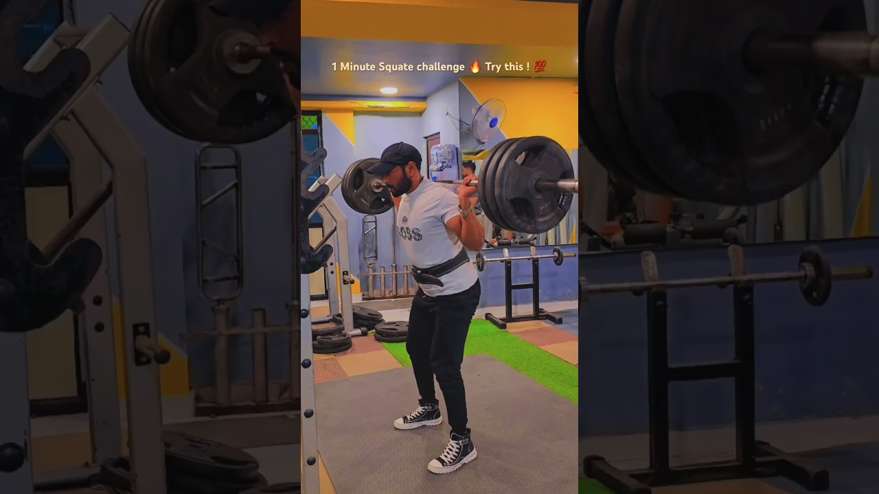 Build Powerful Legs with Squats 💪 #fitnessshorts #gymmotivation #trainwithme #viral #fitness
