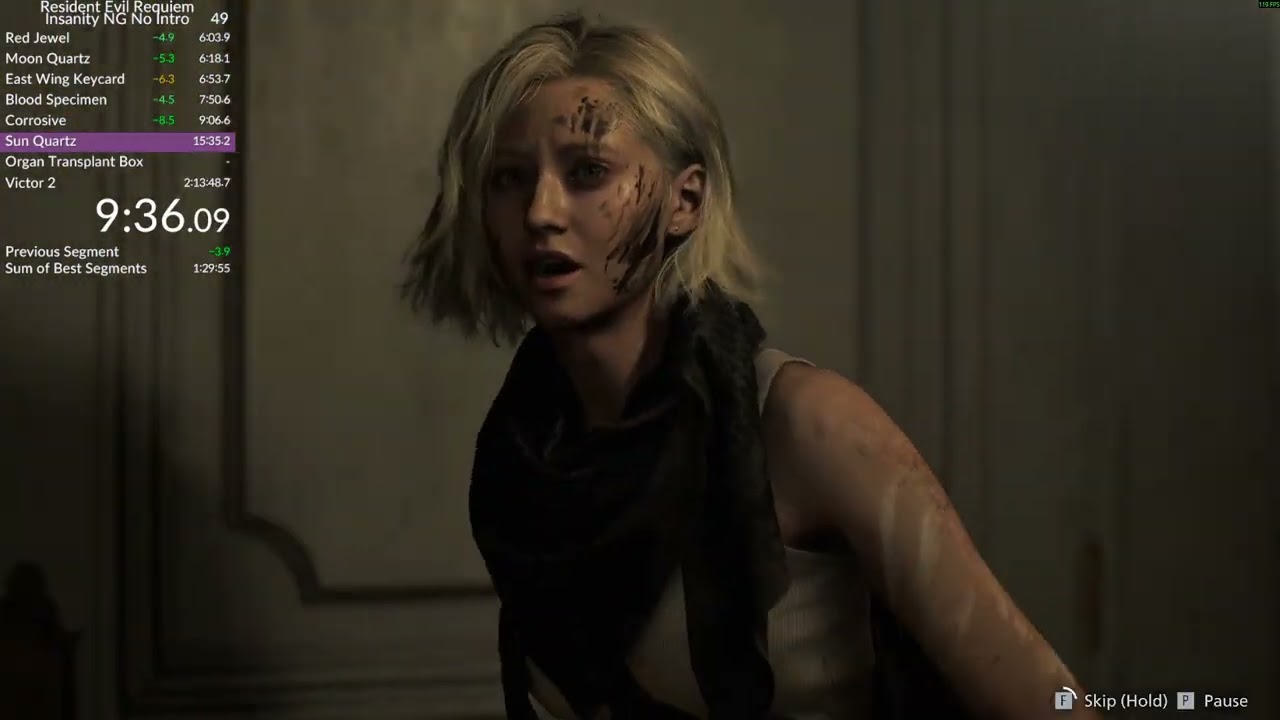 Resident Evil: Requiem - Insanity No Intro Speedrun (No NG+) - 1:58:10.9