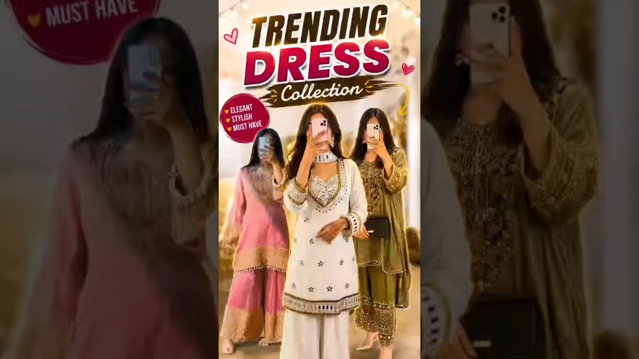 Bakra Eid Trending Dress Collection 2026 ✨ Pinteresty Party Wear Suits For Girls #eidfashion