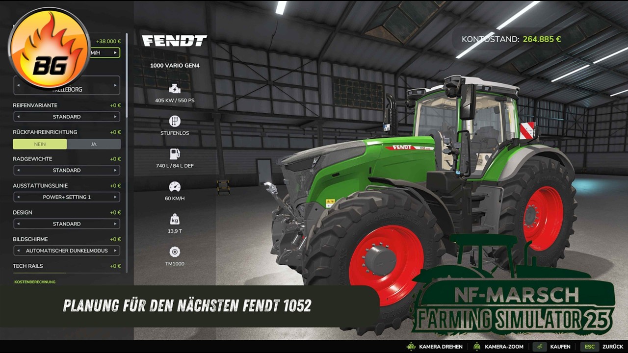 Planung für den nächsten FENDT 1052 | NF-Marsch #432 | Landwirtschafts-Simulator 25