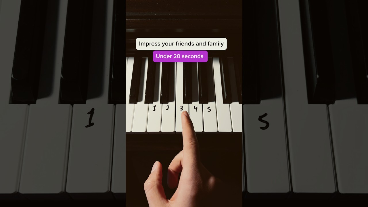 Impress your friends #piano #pianotutorial