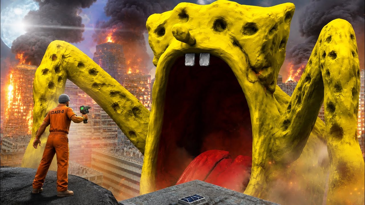 SOBREVIVI a BOB ESPONJA EATER como CAZADORES SCP | GARRY’S MOD