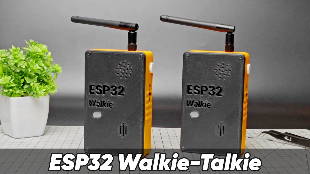 How I Built a Wireless Walkie Talkie with Two ESP32 | Arduino Project with code
