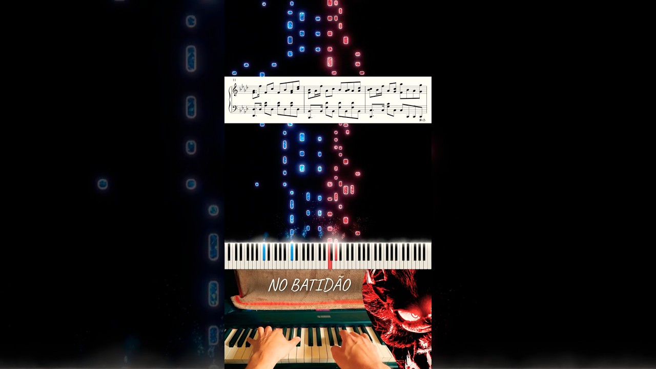 How to Play NO BATIDÃO Ultimate Version (Synthesia Piano Tutorial) 🎹 + Sheets & MIDI Files