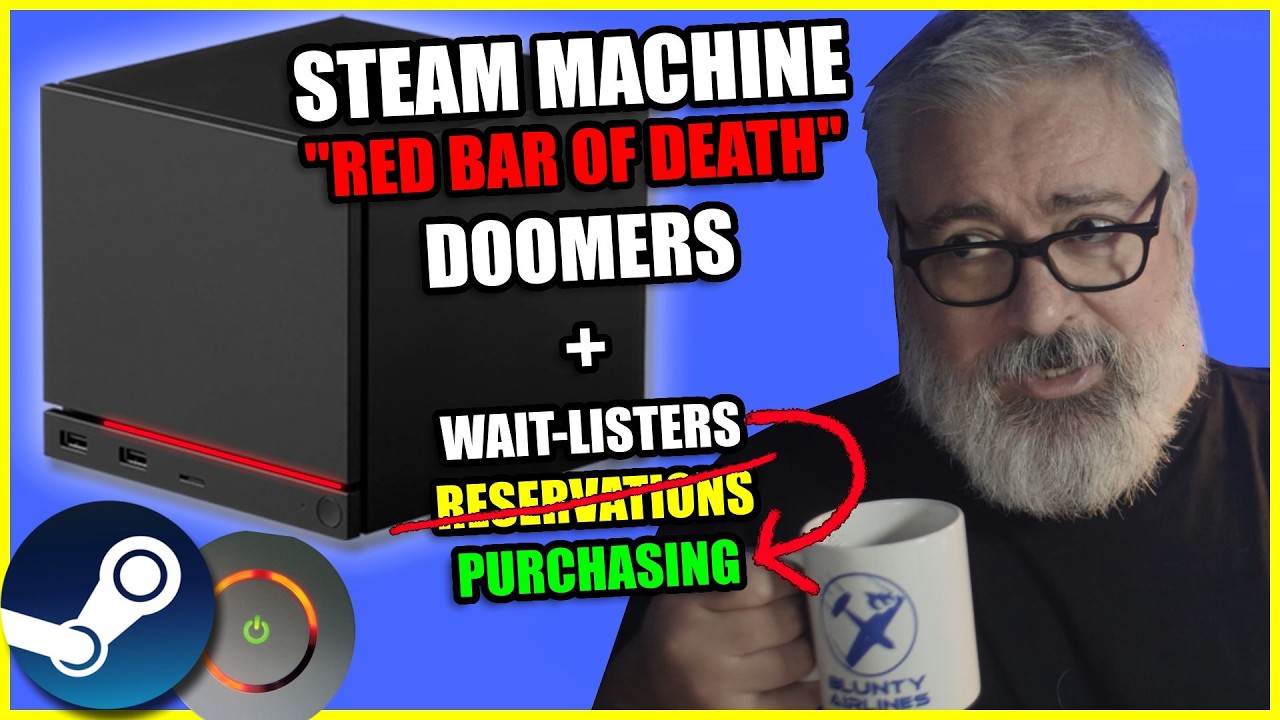Steam Machine Wait-List Starts Shipping! & "Red Line of Death" Sparks Worries of Faulty Hardware
