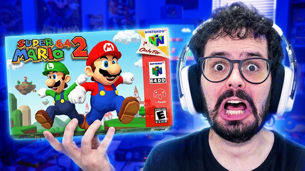 Todos os JOGOS CANCELADOS do MARIO (Pai Troll React)