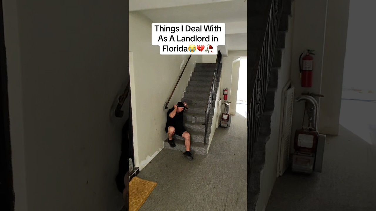 Things I deal with as a landlord in Florida 😭💔🥀 #landlord #realestate #florida #comedy #funny
