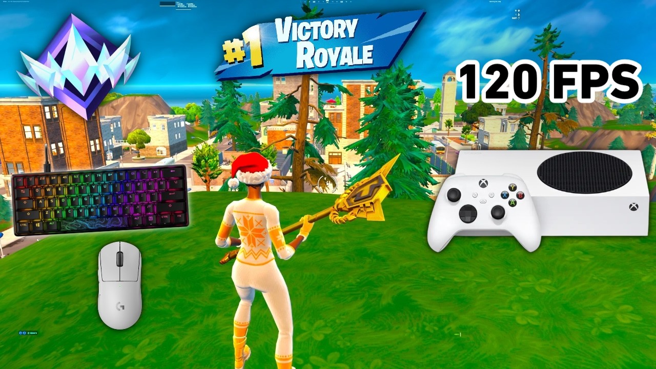 Fortnite Unreal Ranked Reload On Xbox Series S | Keyboard & Mouse Gameplay | 120 FPS | 4K