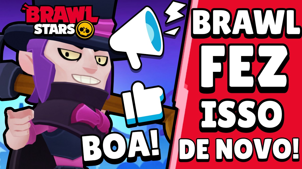 NOTÍCIA BOA! BRAWL STARS CONSEGUE fazer algo INCRÍVEL DESSA VEZ de NOVO!