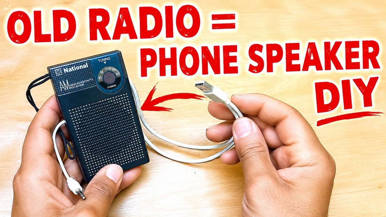 From Dead Radio to Powerful Phone Speaker 📻➡️🔊